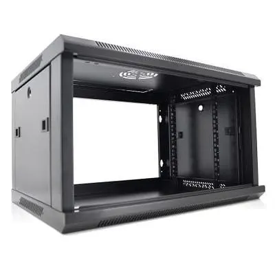 Шафа настінна Merlion 6U 19 600 x 450 x 367 (Ш x Г x В)мм, black (Ml3-6406/23526) - фото 2