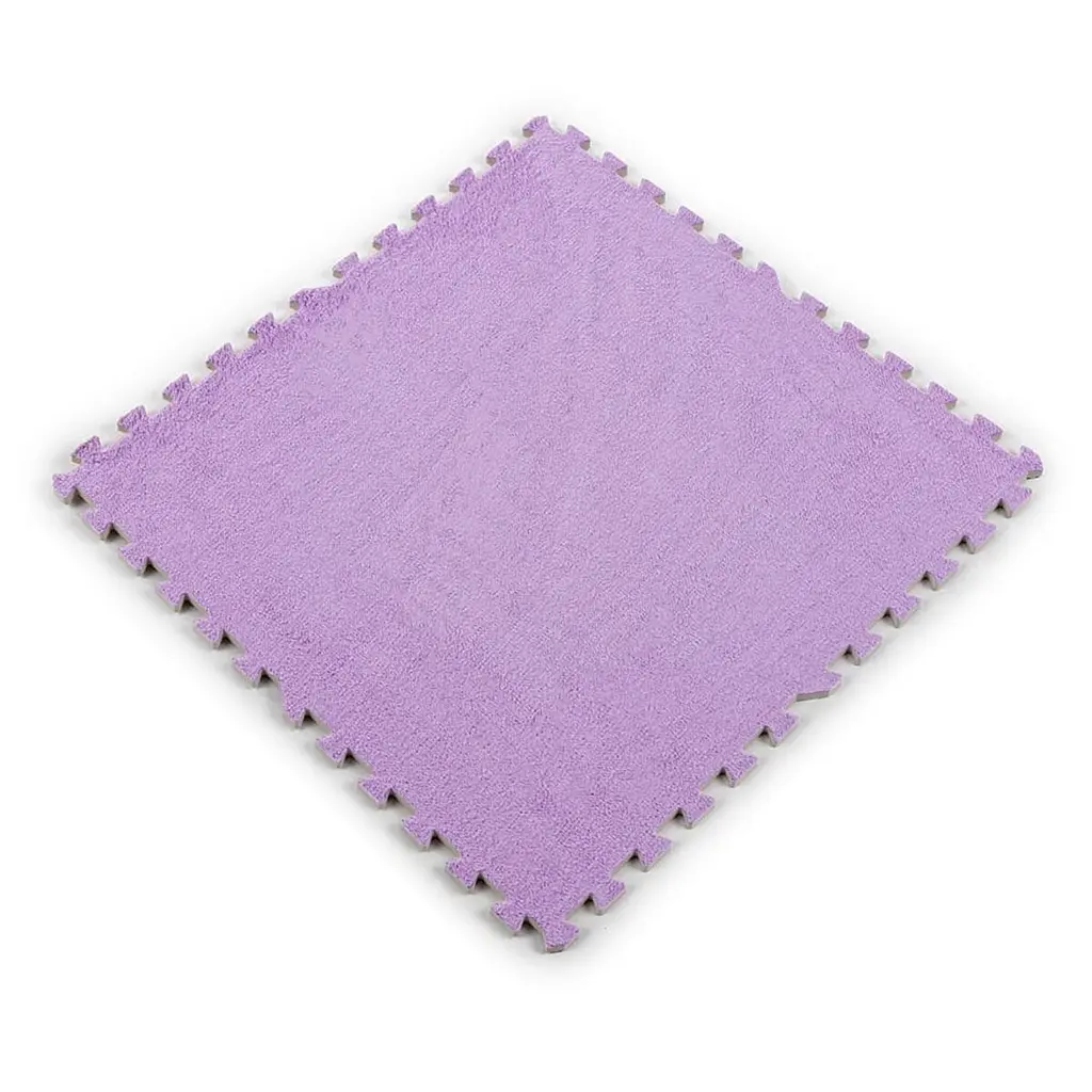 Підлога-пазл плюшевий ФІОЛЕТОВИЙ 60x60x1cm (D) SW-00002087 - фото 3