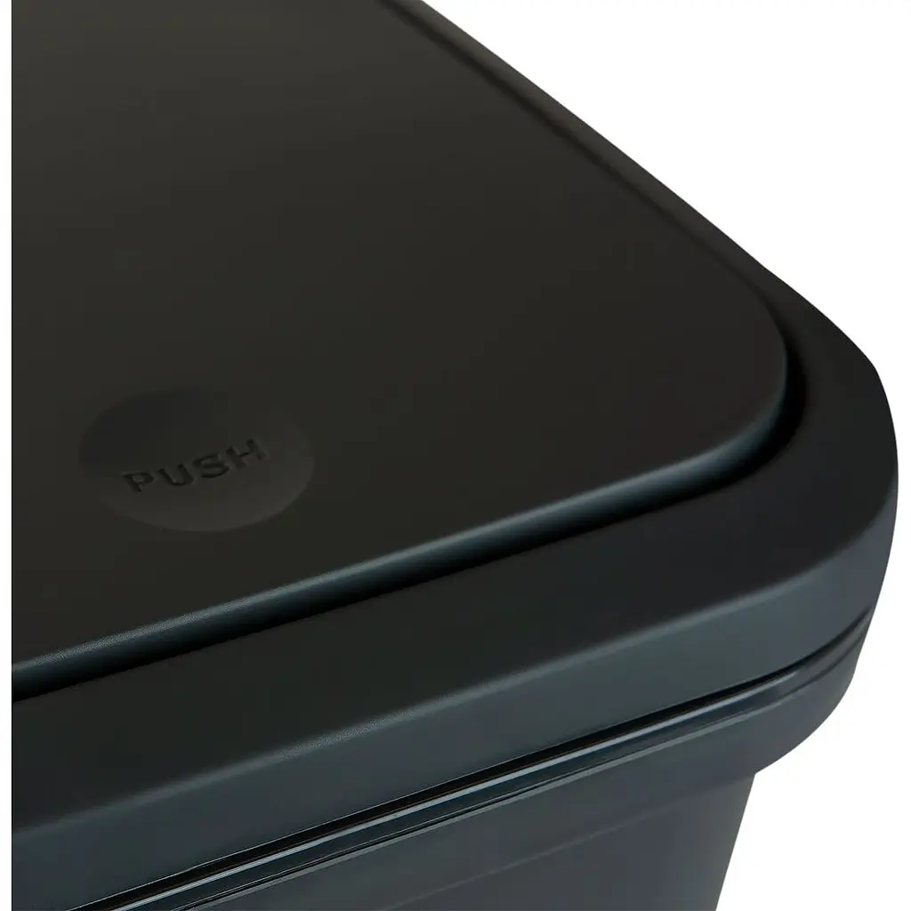Відро для сміття MBM My Home з кришкою 15 л антрацит (BIN-04 15L ANTHRACITE) - фото 6