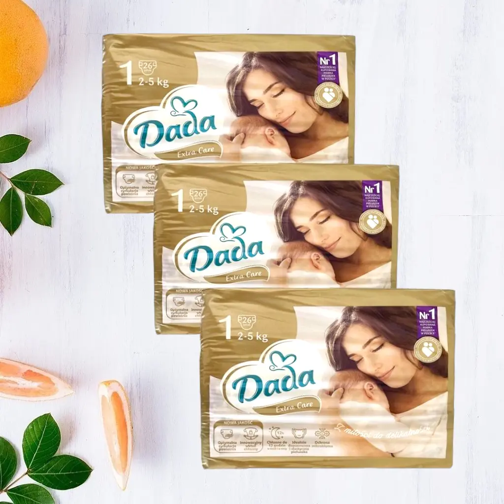 Підгузки Dada Extra Care 1 2-5кг 78 шт