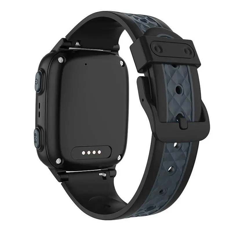 Розумний годинник-телефон для дітей Lemfo D-57 Max з GPS, 4G відеозв’язком, SIM-картою та функцією прослуховування Чорний - фото 4