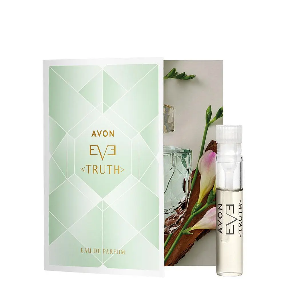 Листівка з пробним зразком парфумної води Avon Eve Truth для Неї, 0,6 мл (158511490)