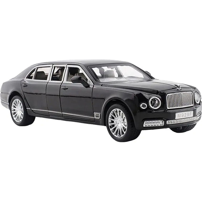 Колекційна металева модель седана АвтоЕксперт Bentley Mulsanne з інерцією, світлом та звуком 1:24