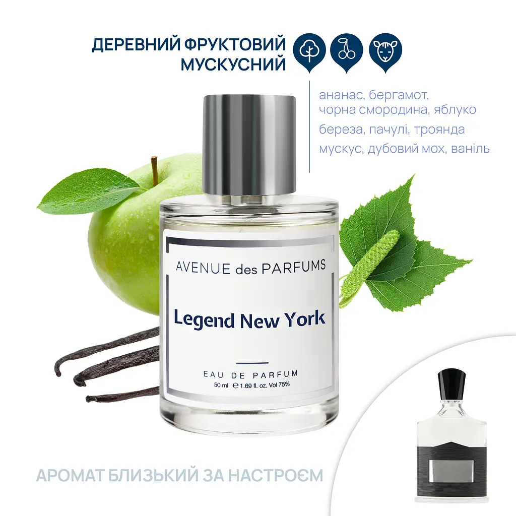 Парфюмерная вода Legend New York Avenue des Parfums 50 мл - фото 2