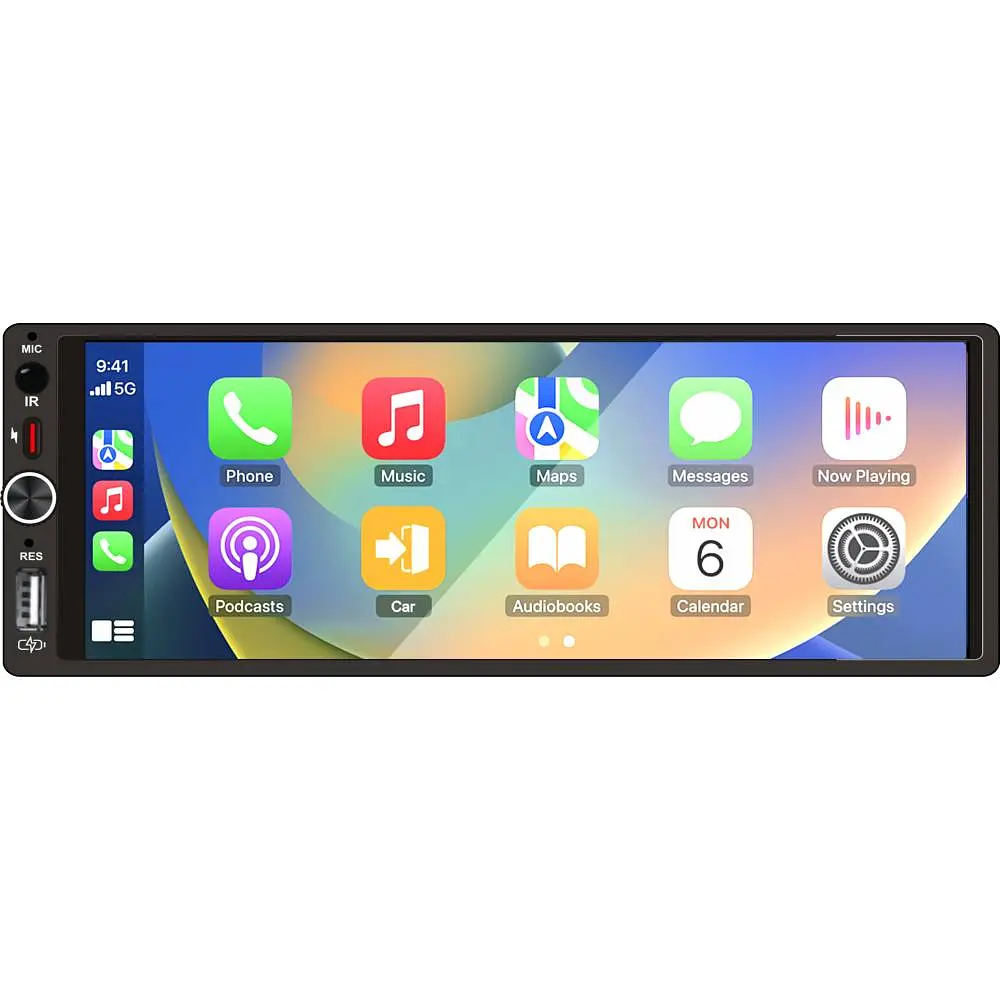 Автомагнітола Geermax 1DIN X680 Чорний (202309317)
