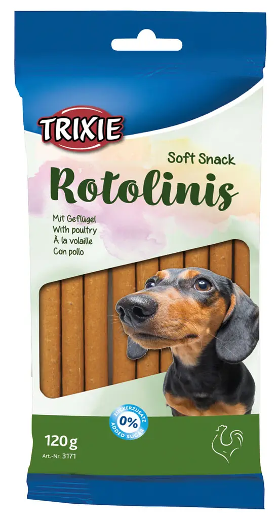 Ласощі для собак Trixie Soft Snack Ritolinis зі смаком свійської птиці 120 г TX-3171 - фото 2