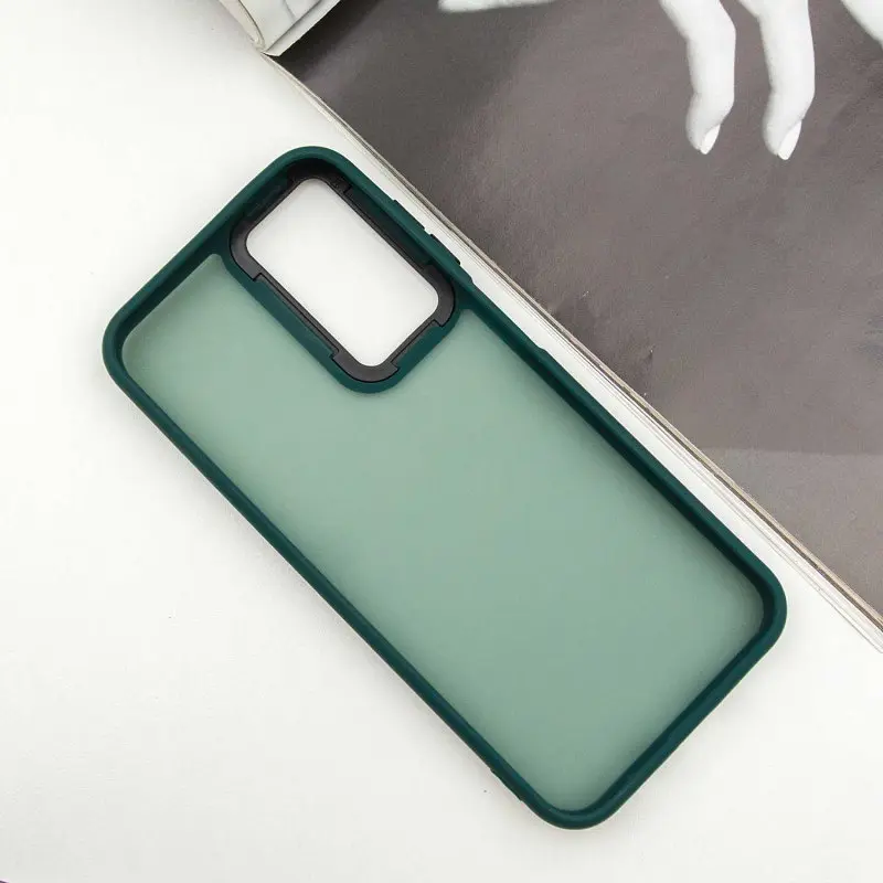 Чохол TPU+PC Lyon Frosted для Samsung Galaxy A14 4G/5G Green - фото 3