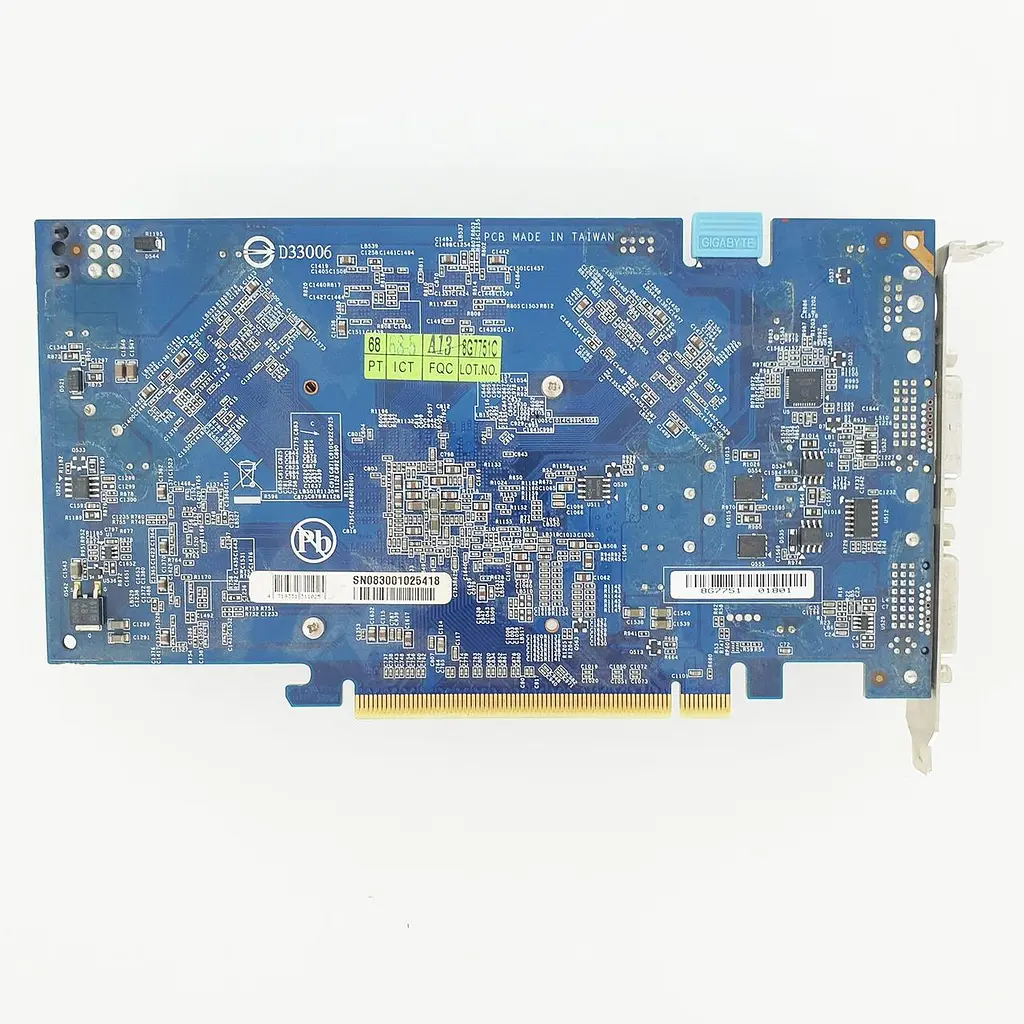 Видеокарта Gigabyte GeForce 9600GT 512Mb (GV-NX96T512H) Б/У - фото 2