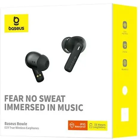 Наушники беспроводные Baseus Bowie E19 черные - фото 10
