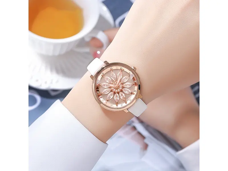 Жіночий наручний годинник 2268MTWT Matte White Skmei acs0030069 - фото 4
