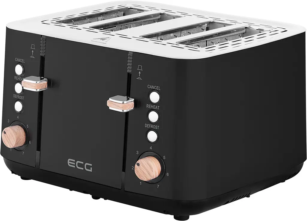 Тостер ECG ST 4768 Timber Black - фото 5