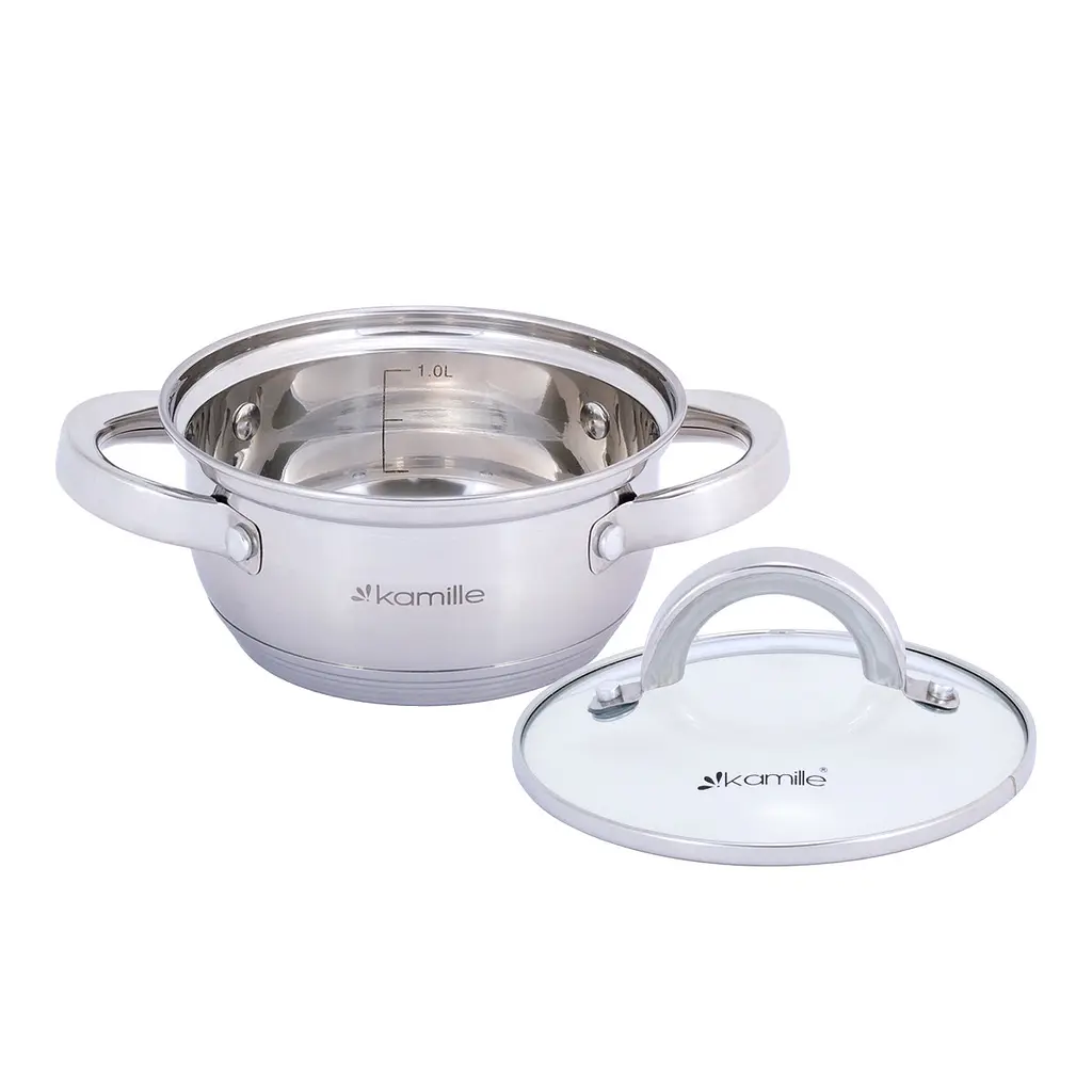 Каструля Kamille KM-5614S 1.0 л - фото 4
