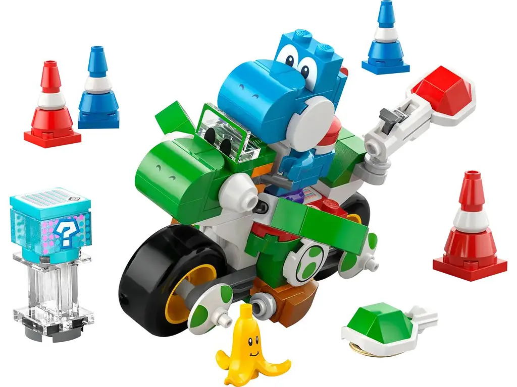 Конструктор LEGO Super Mario Mario Kart - Yoshi Bike 133 детали (72031) - фото 3