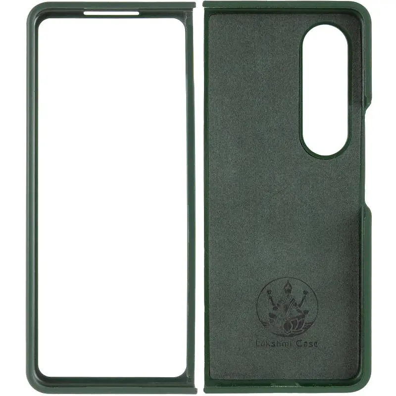 Чехол Foldables Silicone Cover Lakshmi (AAA) для Samsung Galaxy Z Fold4 Зеленый / Cyprus Green - фото 3