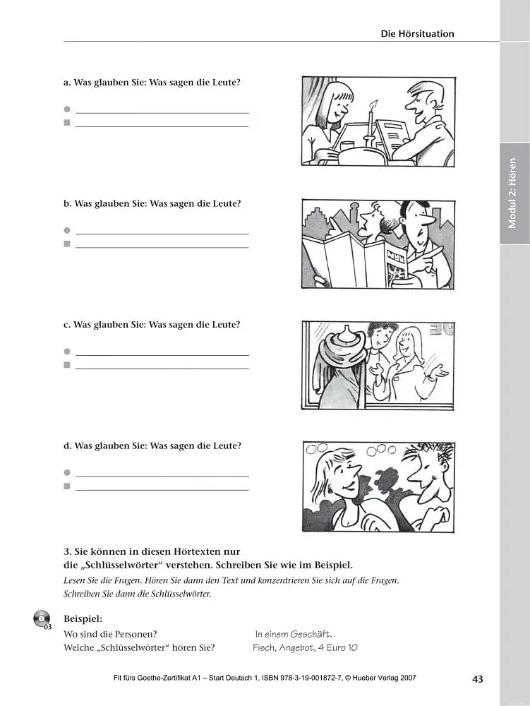 Fit furs Goethe-Zertifikat A1 Start Deutsch 1 mit Audio-CD - фото 4