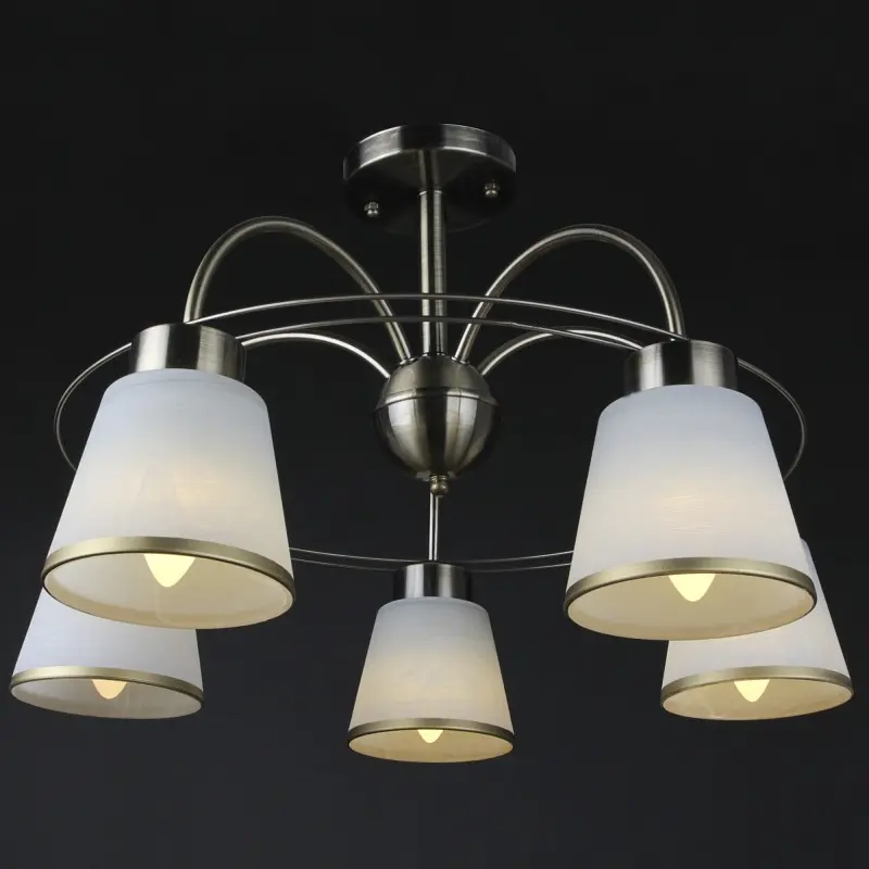 Люстра потолочная Brille E27 60W BZ (LK-524C/5) - фото 4