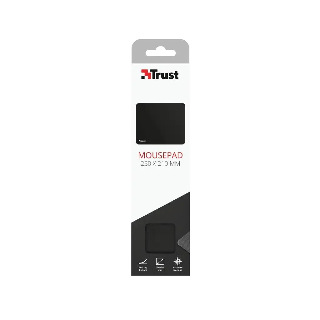 Килимок для мишки Trust Mouse Pad M Black (24193) - фото 3