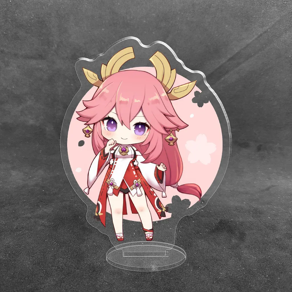 Акрилова колекційна фігурка Chibi Геншин Імпакт - Genshin Impact Яе Міко 1 10 см - фото 2