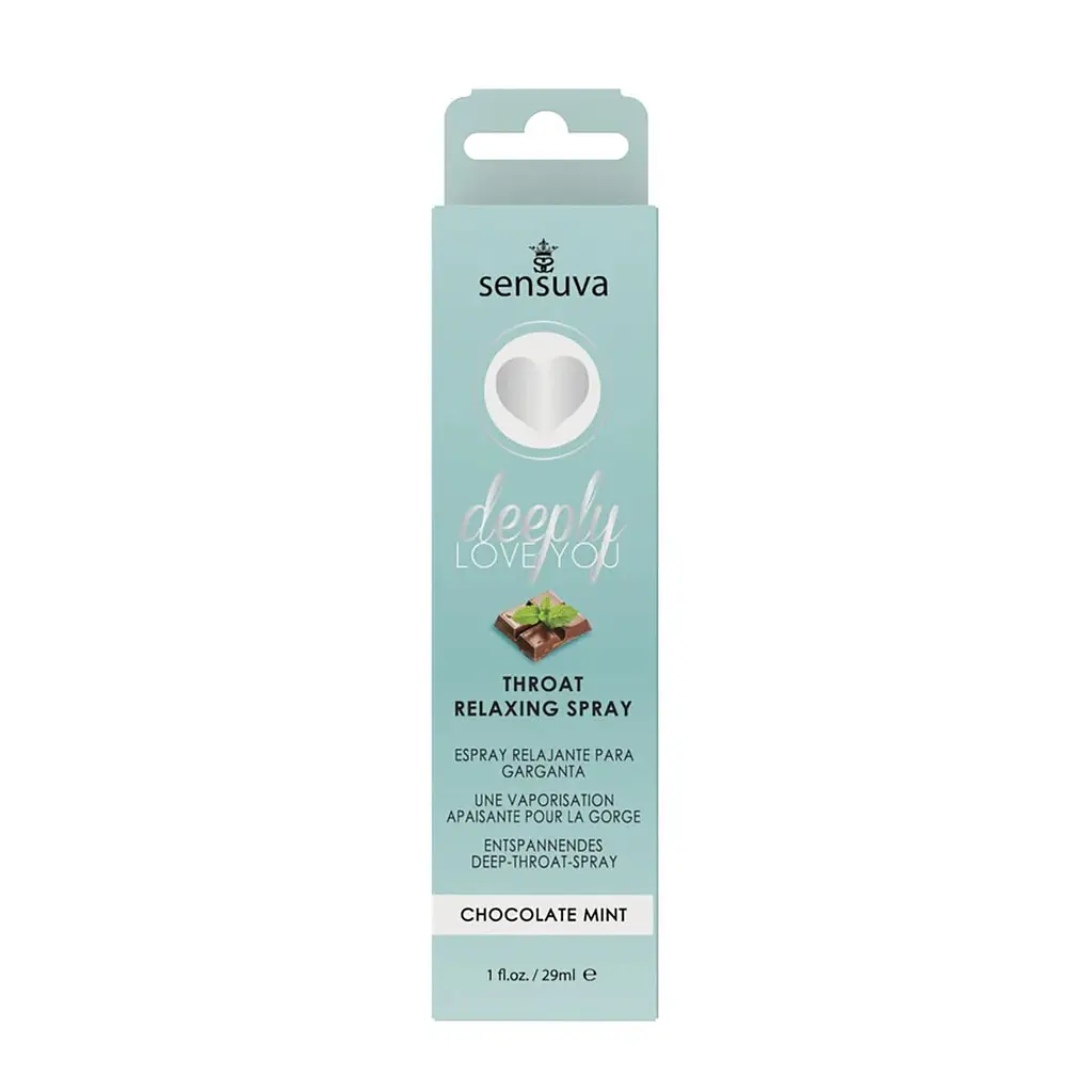 Спрей для мінету Sensuva Deeply Love You Chocolate Mint (29 мл), для глибокого мінету - фото 3