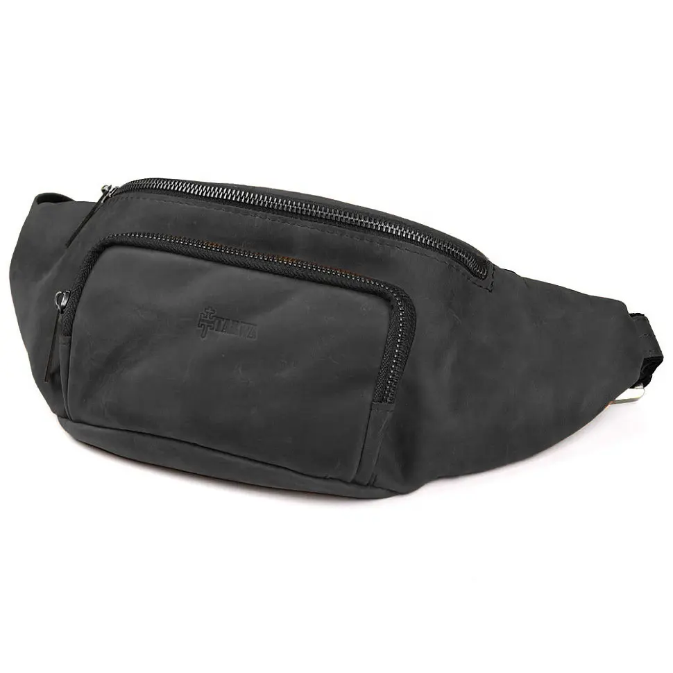 Шкіряна бананка TARWA 14х36х8 см sum0025662 - фото 11