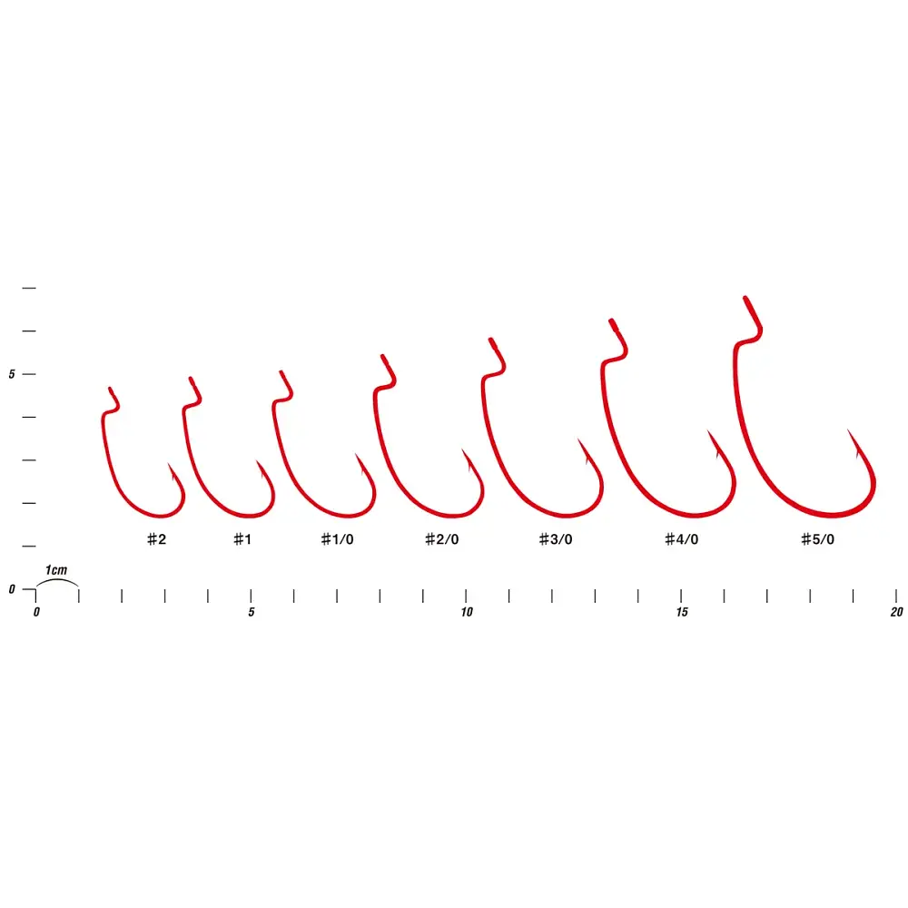 Гачок Decoy Worm17R Kg Hook R 1/0 (7 шт/уп) - фото 2