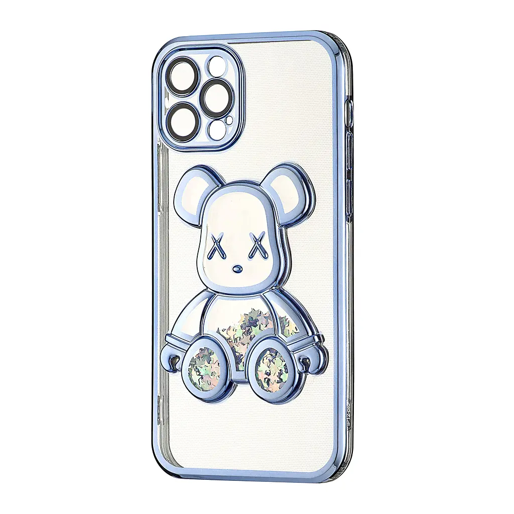 Чохол Shining Bear Case Protected Camera iPhone 12 Pro Blue