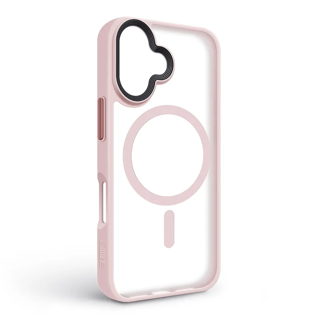Чехол для Apple iPhone 17, Uniq MagCase, розовый, противоударный, панель-накладка с магсейф, ударопрочный TPU+PC, с магнитом MagSafe, поддержка полноценной беспроводной зарядки, ArmorStandart (ARM86263) - фото 2