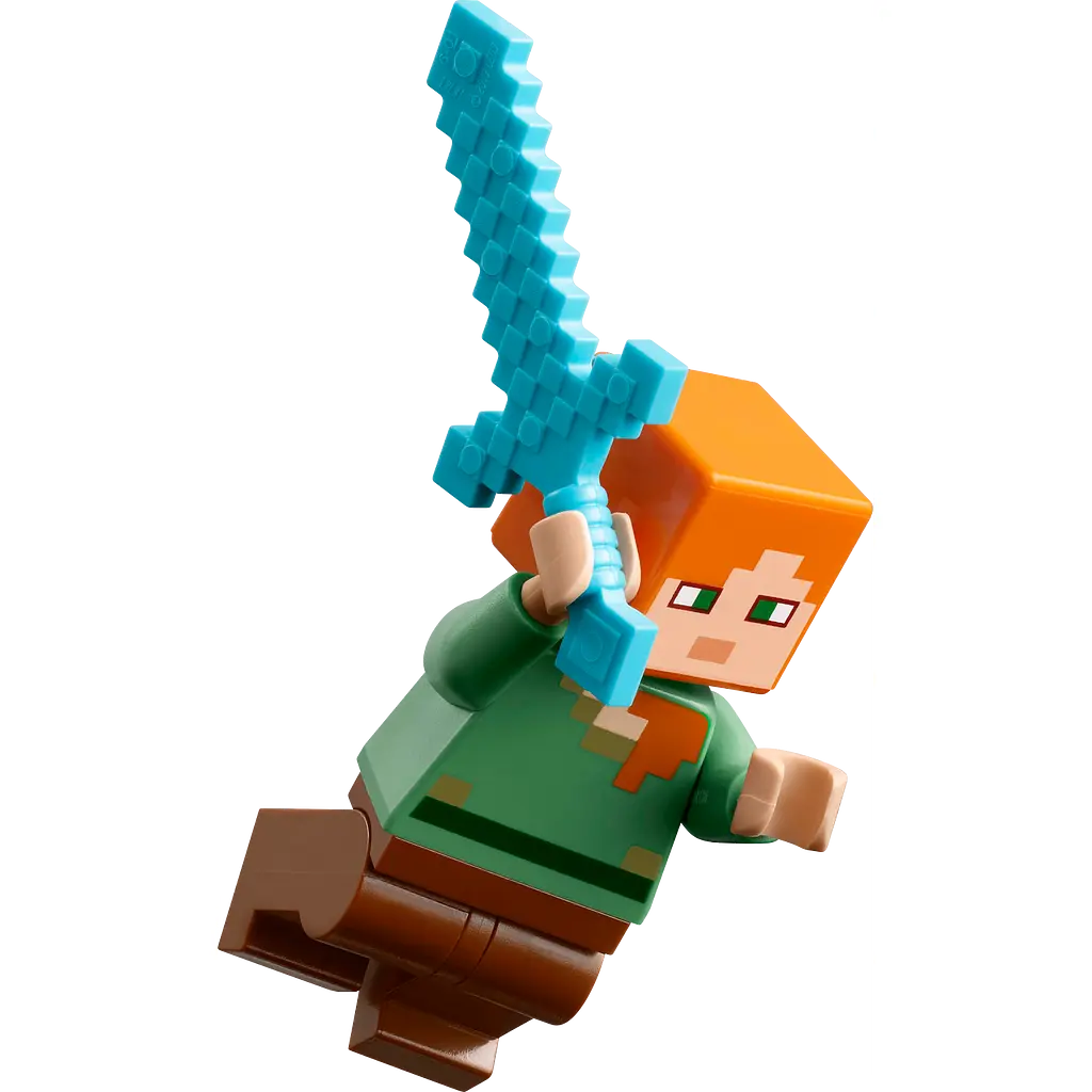 Конструктор LEGO Minecraft Бій в печері з хащами 40 деталей (30705) - фото 5