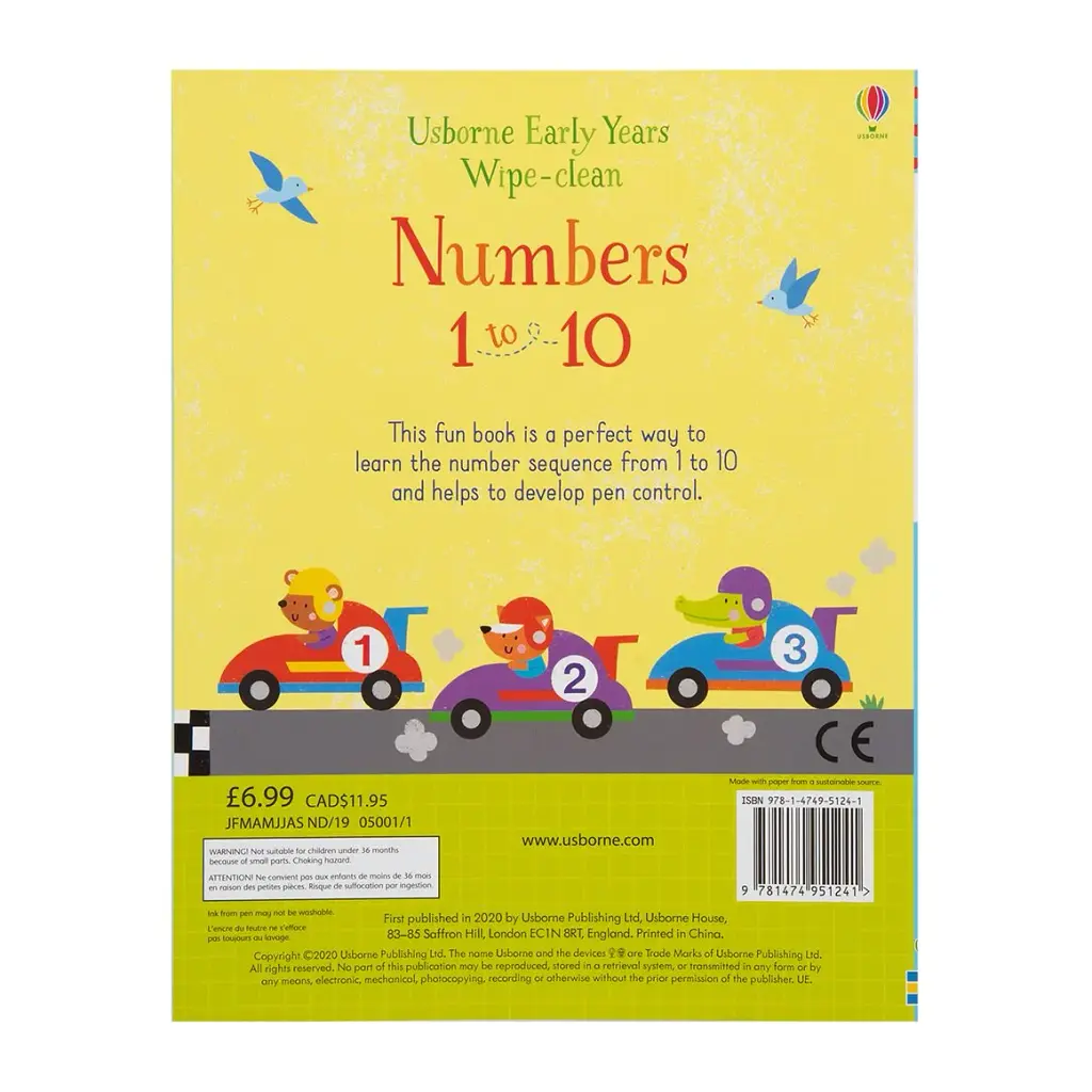 Numbers 1 to 10. Early Years Wipe-Clean - фото 2