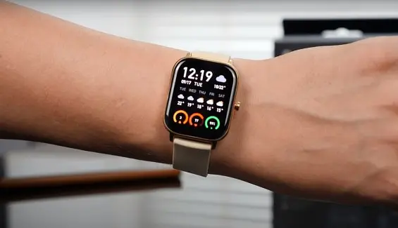Смарт-часы Amazfit GTS Gold A1914 - фото 4
