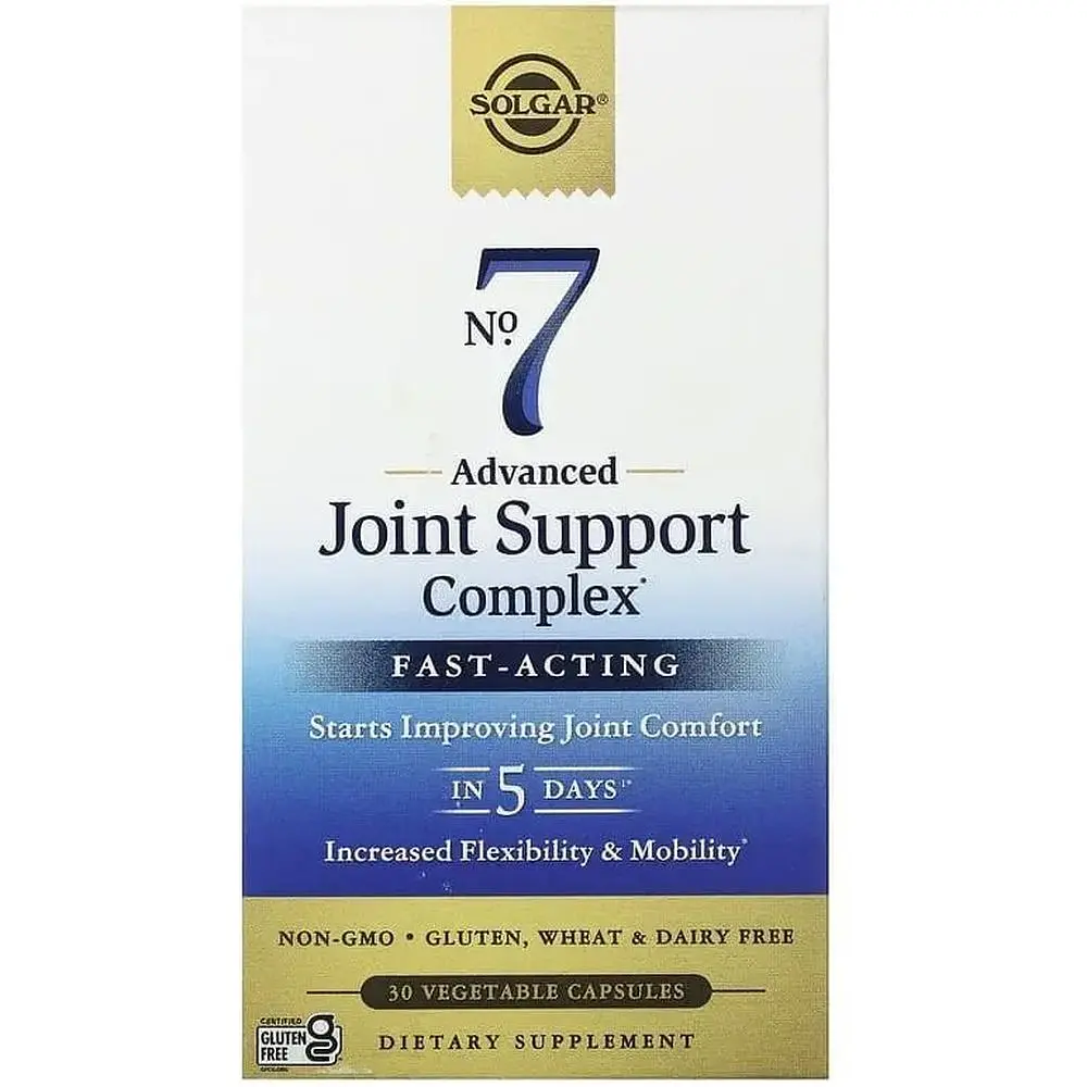 Комплекс комфорт і підтримка суглобів Solgar No.7 Joint Support & Comfort 30 капсул - фото 2
