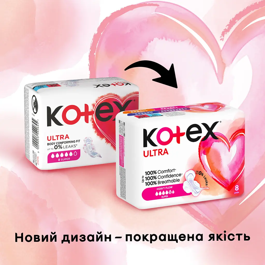 Гігієнічні прокладки Kotex Ultra Dry Super 8 шт. - фото 2