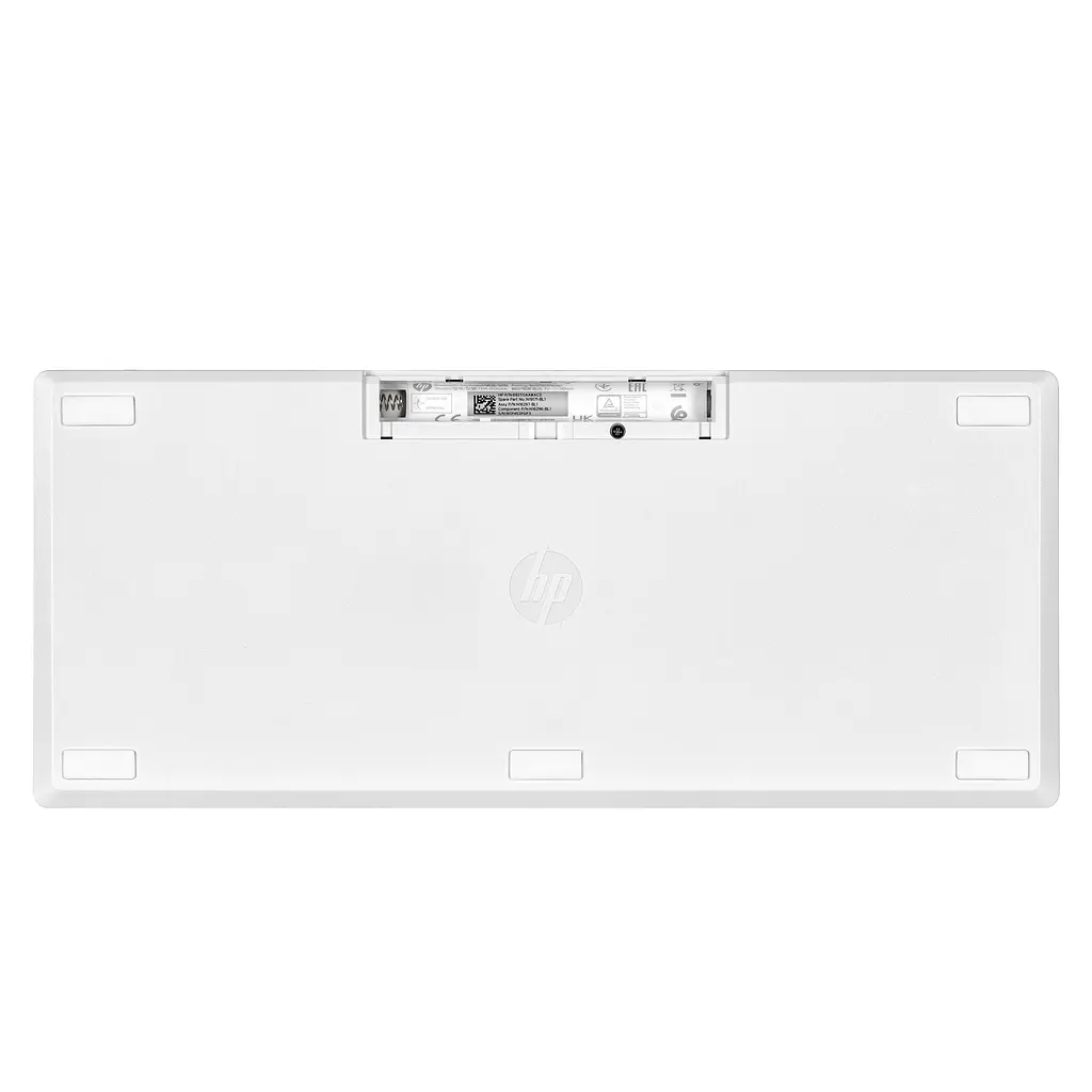 Клавиатура мембранная 350 Compact Multi-Device, 78key, BT, EN/UK, белый HP teh0013884 - фото 4