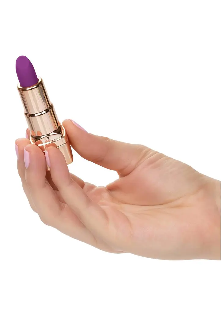 Міні-вібратор Calexotics Bad Bitch Lipstick, 7.5 см (золотий) - фото 2