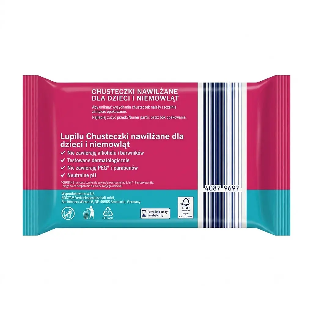 Вологі серветки для дітей Lupilu Baby Wipes 72 шт. - фото 2
