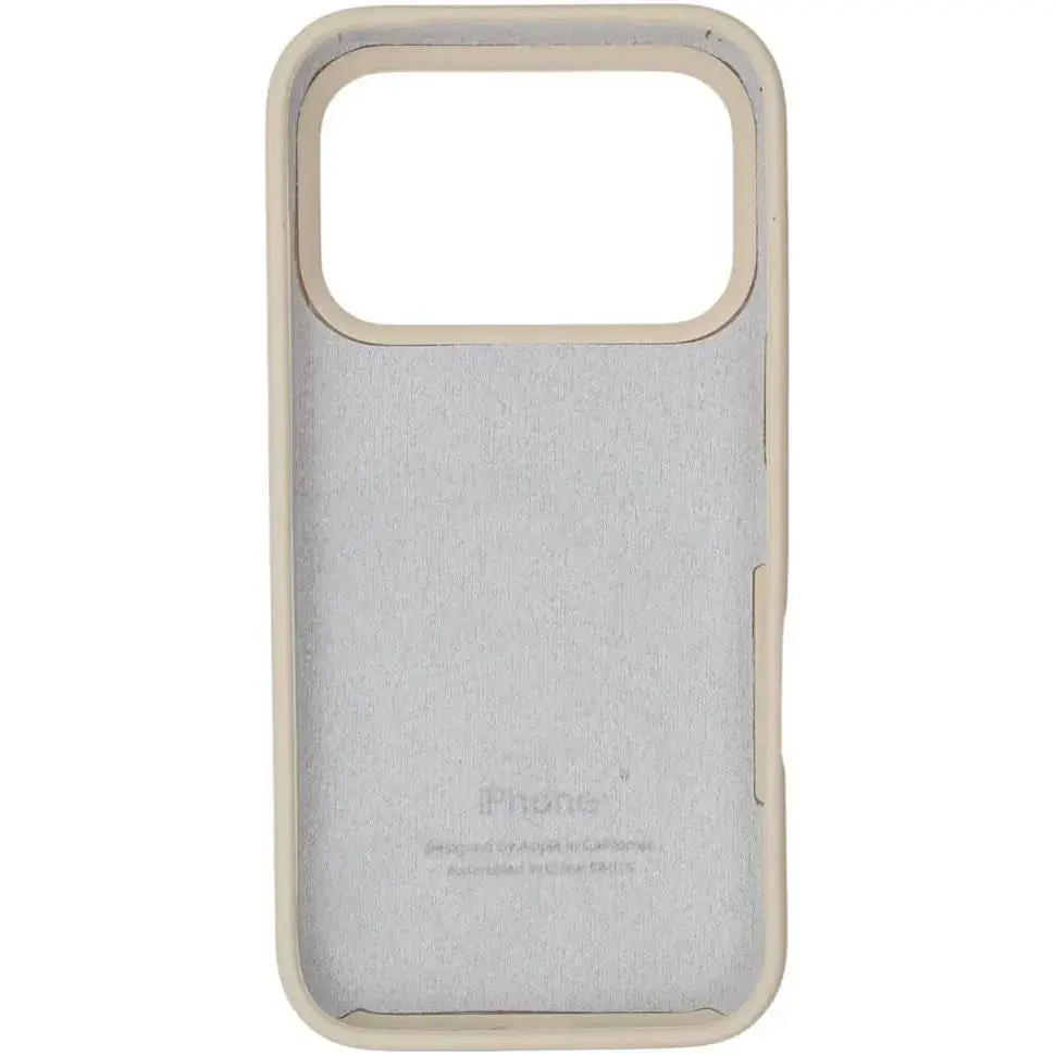 Чохол Silicone Case для Apple iPhone 17 Pro Max Antique White AA [145086] - фото 2