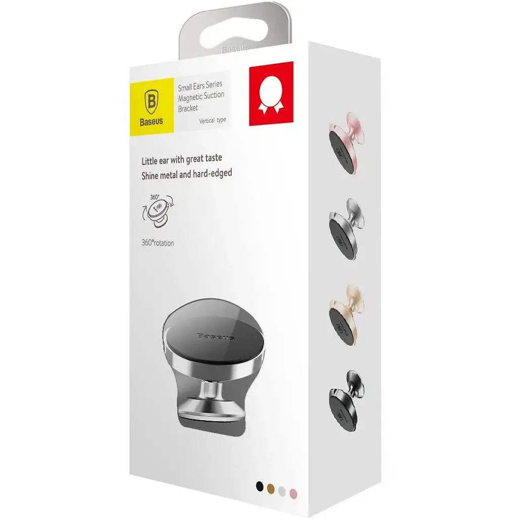 Автомобільний тримач Baseus Small Ears Series Magnetic Bracket Сріблястий - фото 6