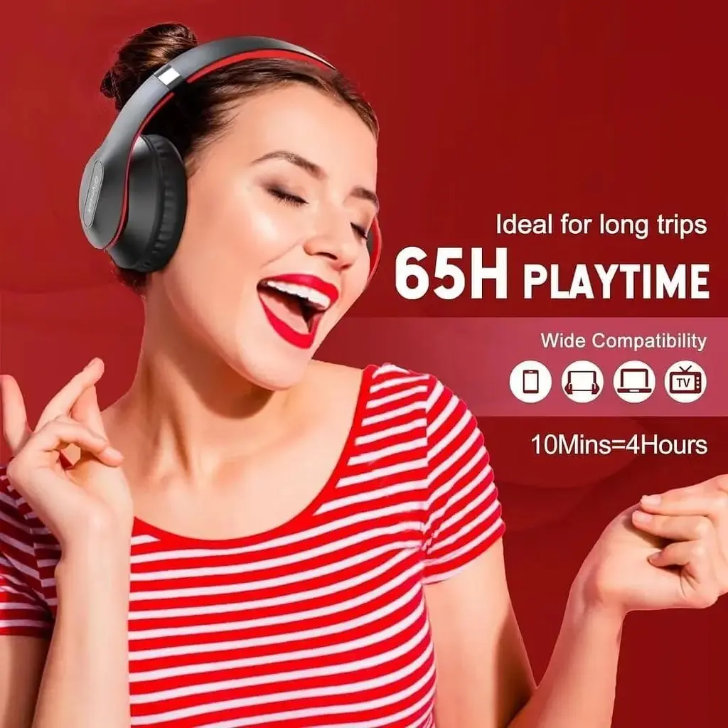 Беспроводные наушниким Glynzak Bluetooth с микрофоном - фото 3