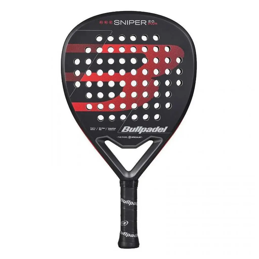 Ракетка для падел тенісу BULLPADEL SNIPER 2.0 POWER BLACK 2026