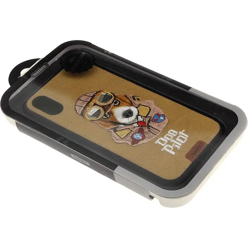 Чохол-накладка Remax Petit Series Case Apple iPhone X Brown - фото 2