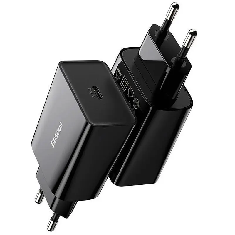 МЗП Speed ​​Mini Quick Charger PD20W (1USB-C) (CCFS-S) Чорний Baseus teh0029611 - фото 4