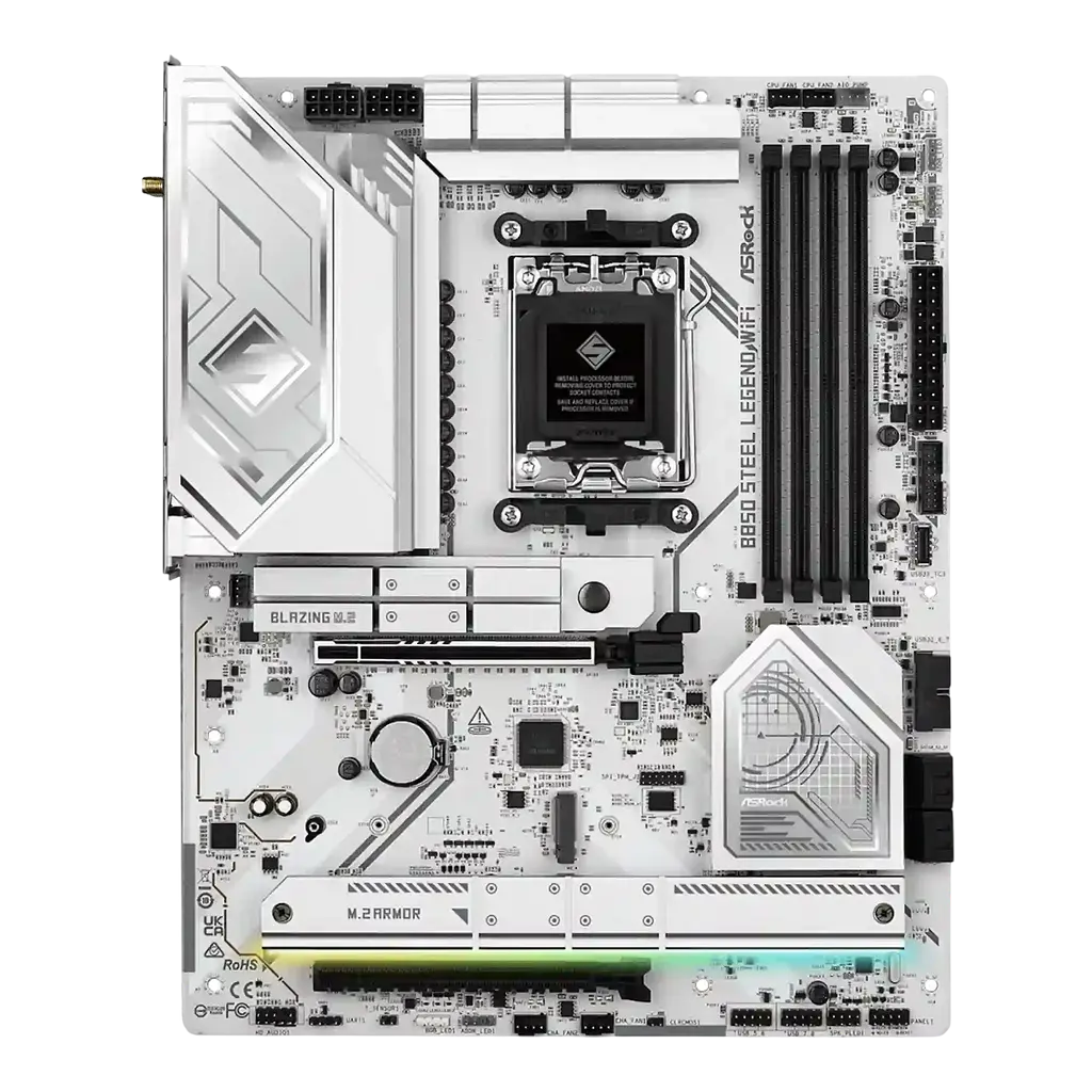 Материнская плата ASRock B850M STEEL LEGEND WIFI Socket AM5 - фото 2