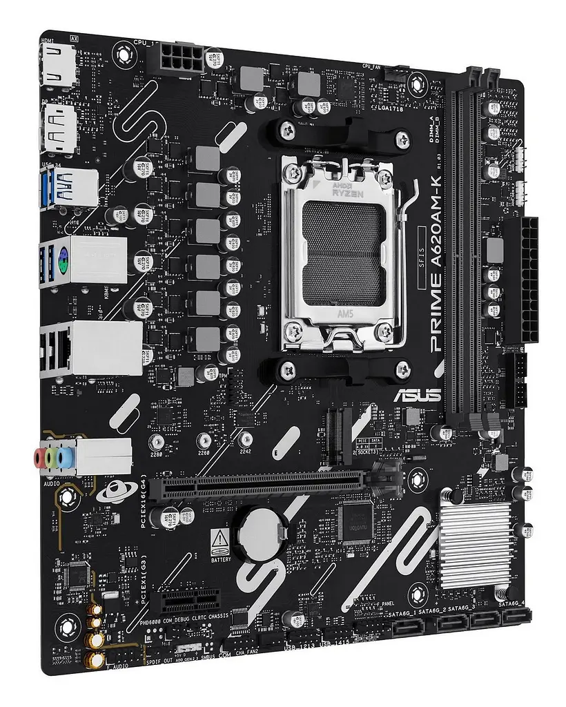 Материнська плата Asus Prime A620AM-K Socket AM5 - фото 3