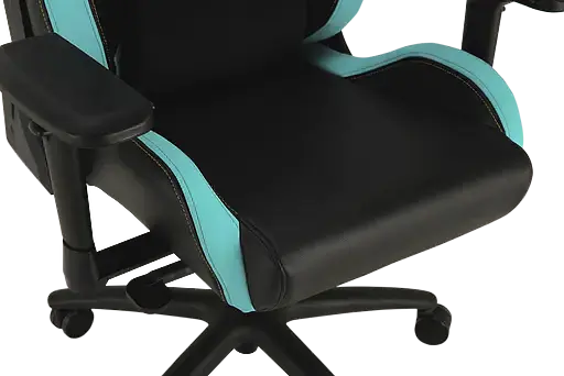 Геймерское кресло GT Racer черное с ментоловым (X-0715 Black/Mint) - фото 7