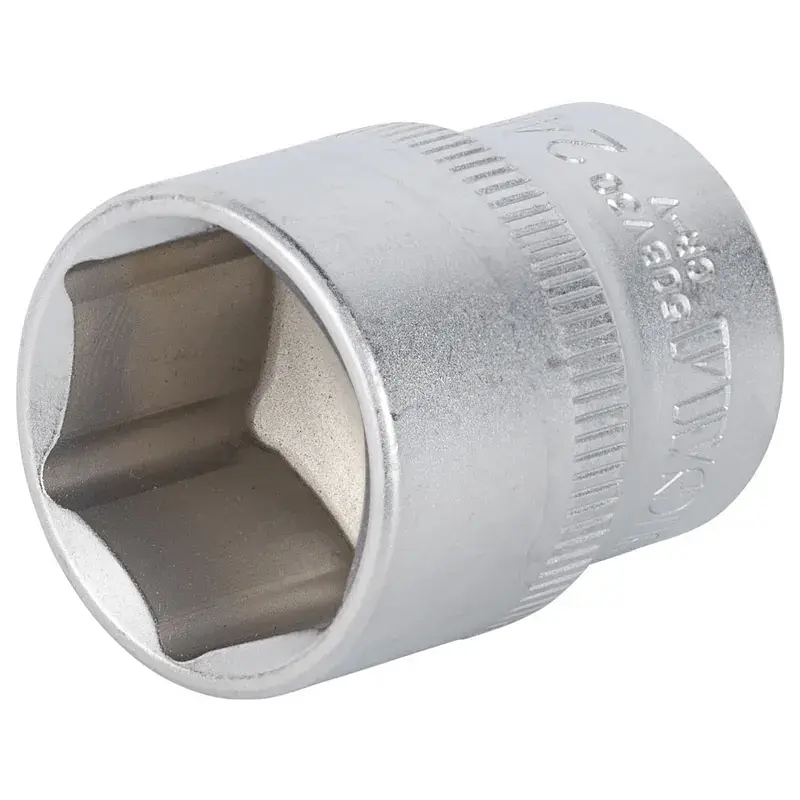 Торцева головка Sigma шестигранна коротка 1/2" 24мм CrV mid (6071241) - фото 3
