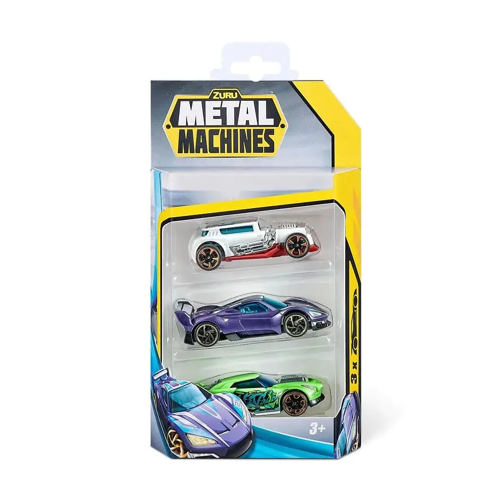 Машинки Zuru Metal Machines Car в ассортименте 3 шт. (6715) - фото 7