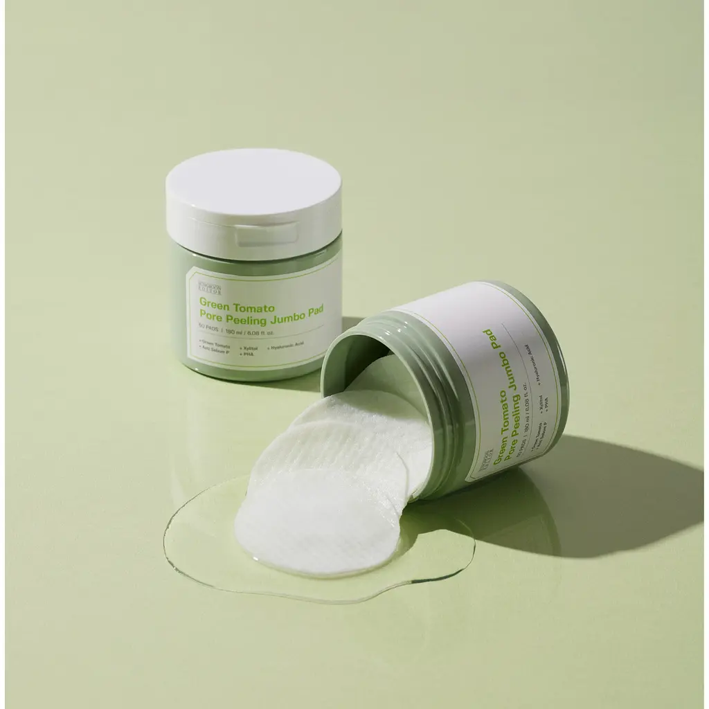 Пілінг-педи для обличчя Green Tomato Pore Peeling Jumbo Pad Sungboon Editor 60 шт/180 мл - фото 2