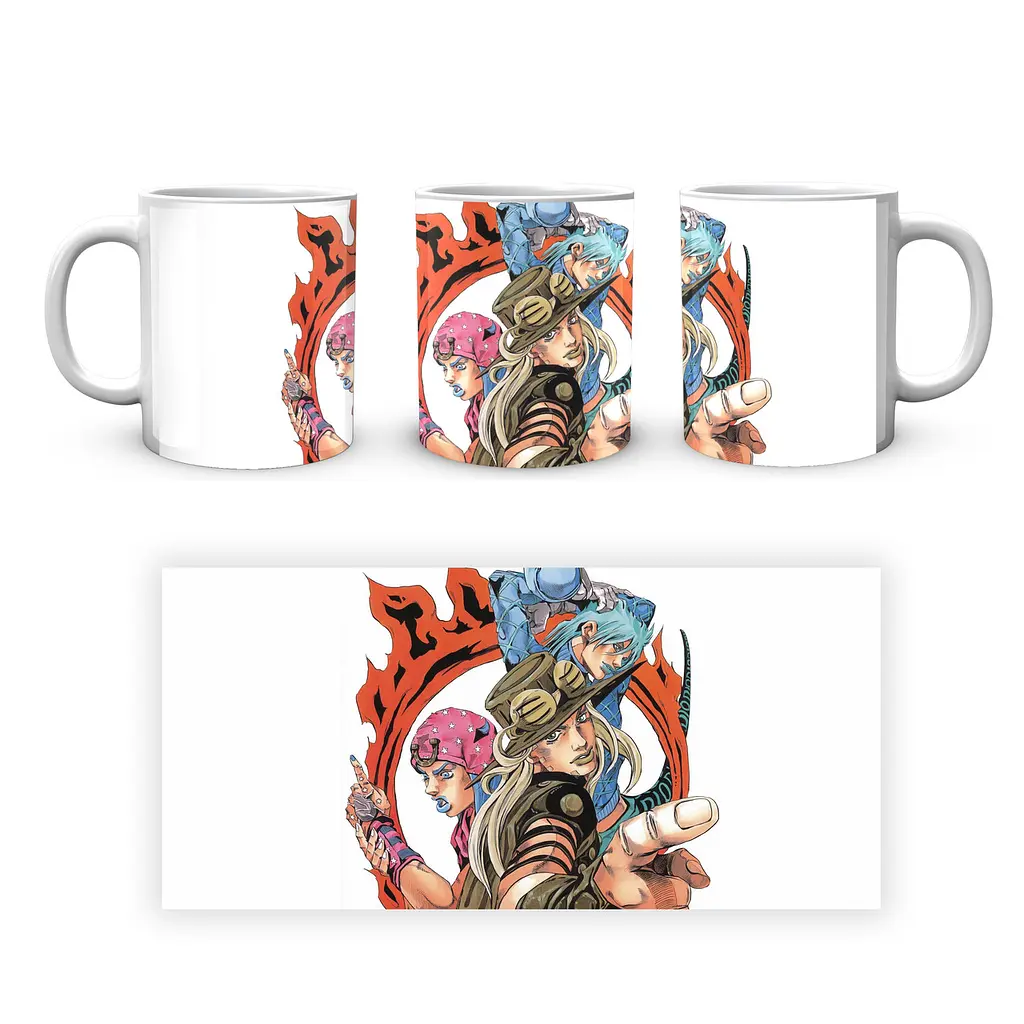 Кружка GeekLand JoJo's Bizarre Adventure Неймовірні пригоди ДжоДжо:Перегони Сталева Куля JJSBR 17 - фото 4