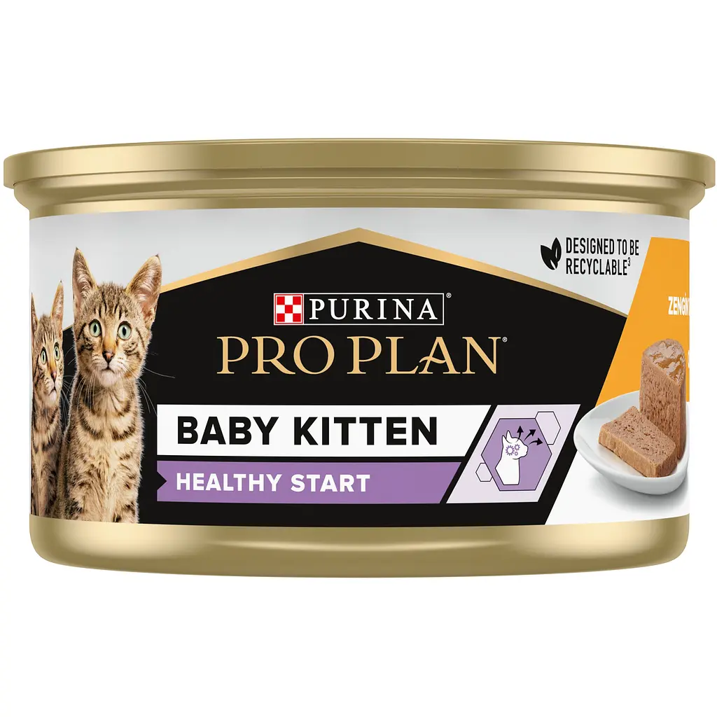 Уцінки. Вологий корм Purina Pro Plan Baby Kitten Healthy Start для кошенят з куркою 85 г (12459008) - фото 3