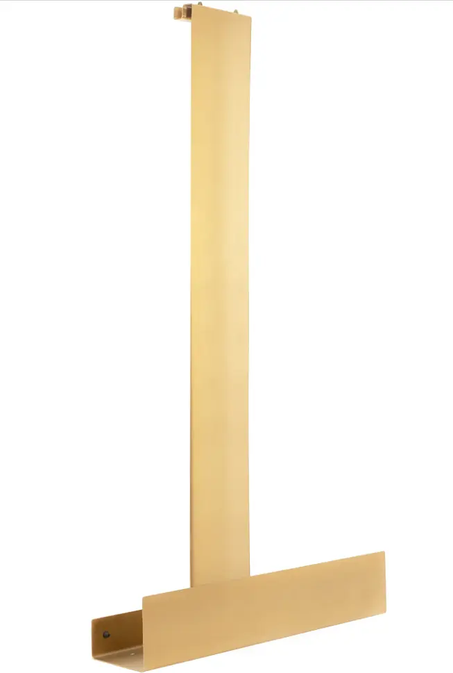Полиця Rea Tori brushed gold на душову стінку REA-85001, Золотий - фото 7